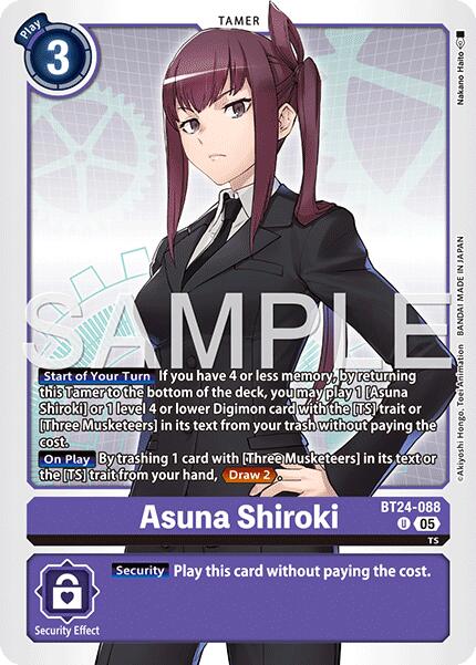 Asuna Shiroki [BT-24 - BT24-088 UC]