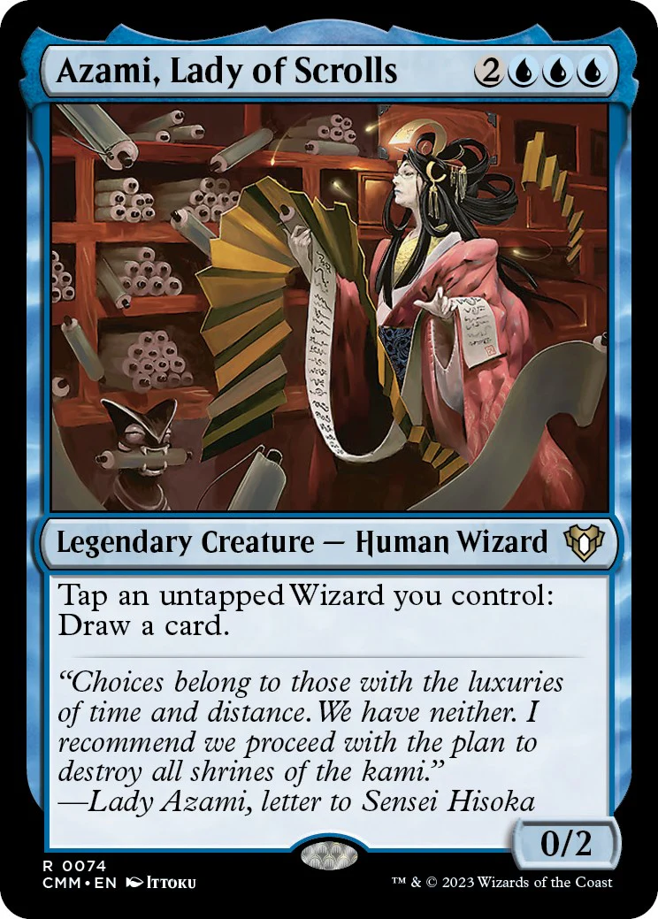 Azami, Lady of Scrolls [CMM - 74]