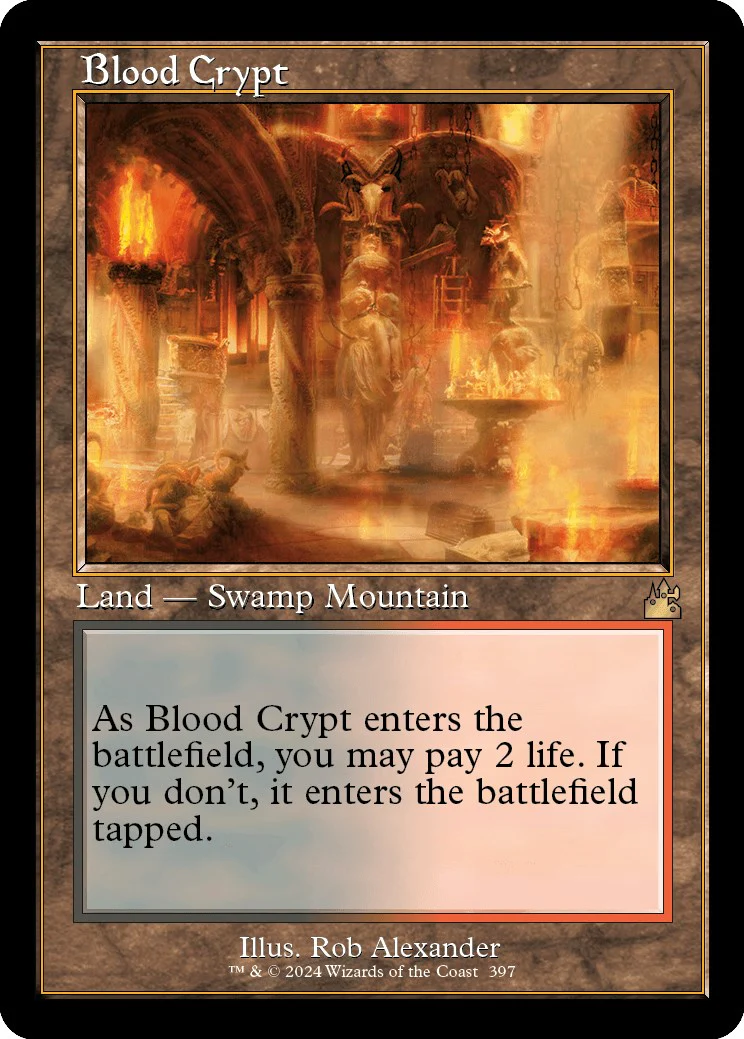 Blood Crypt (Retro Frame) [RVR - 397]