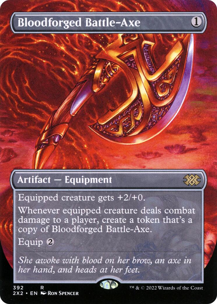 Bloodforged Battle-Axe (Borderless) [2X2 - 392]
