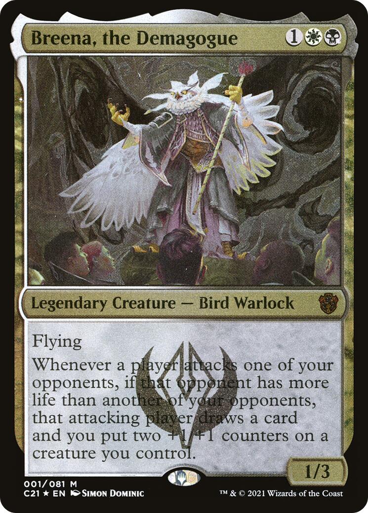 Breena, the Demagogue (Display Commander) - Thick Stock [C21 - 1]
