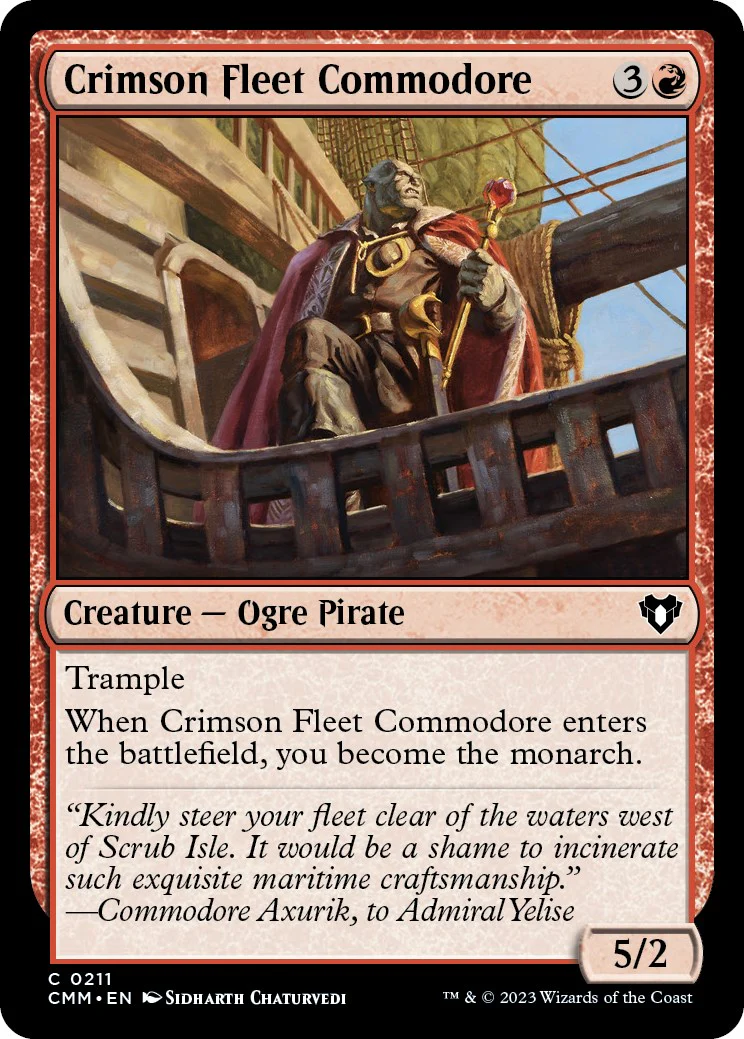 Crimson Fleet Commodore [CMM - 211]
