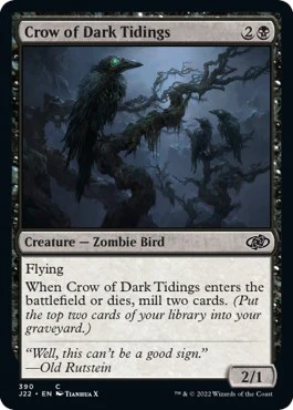 Crow of Dark Tidings [J22 - 390]
