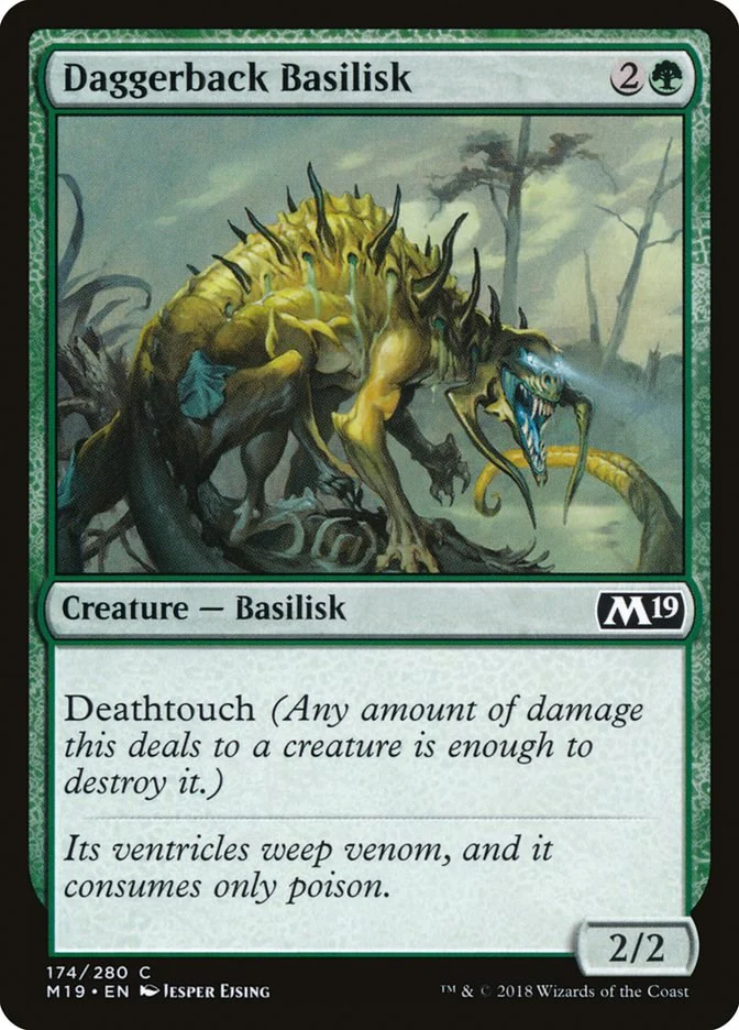 Daggerback Basilisk [M19 - 174]