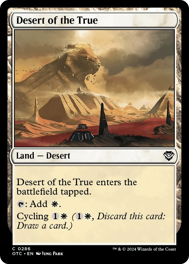 Desert of the True [OTC - 286]