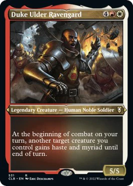 Duke Ulder Ravengard (Foil Etched) [CLB - 531]