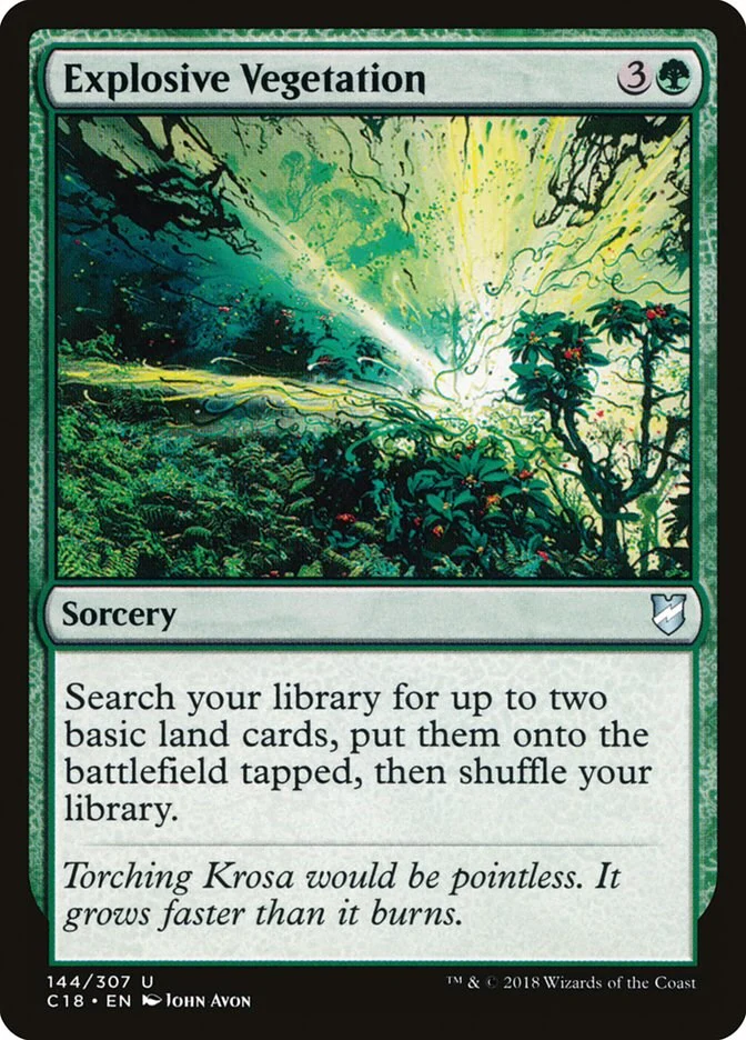 Explosive Vegetation [C18 - 144]