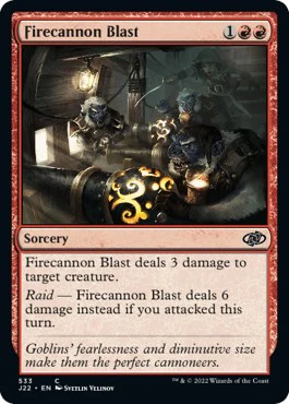 Firecannon Blast [J22 - 533]