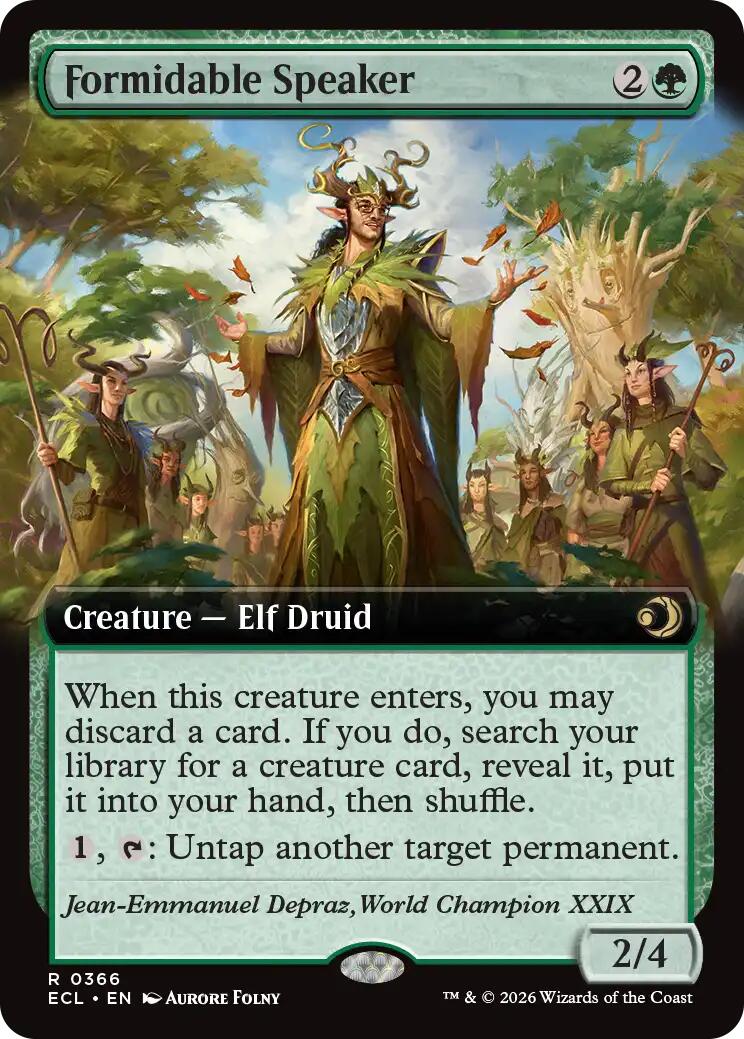 Formidable Speaker (Extended Art) [ECL - 366]