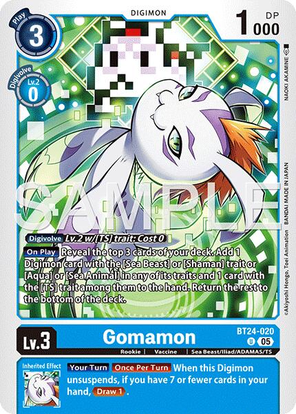 Gomamon [BT-24 - BT24-020 U]