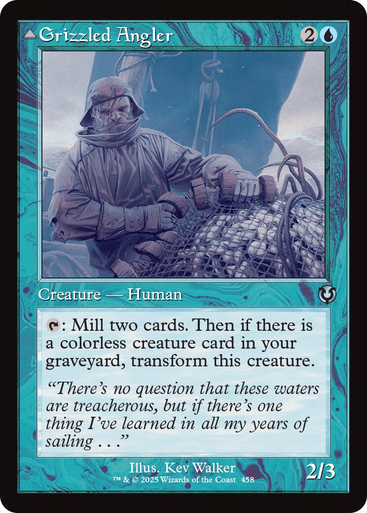 Grizzled Angler (Retro Frame) [INR - 458]