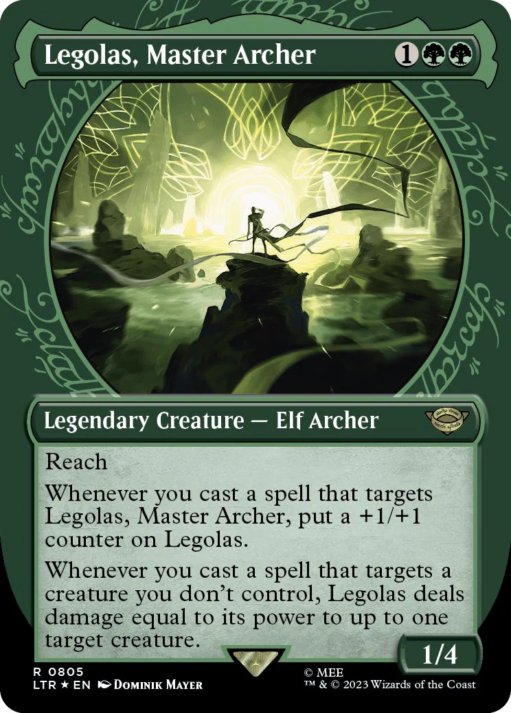 Legolas, Master Archer (Showcase) (Surge Foil) [LTR - 805]