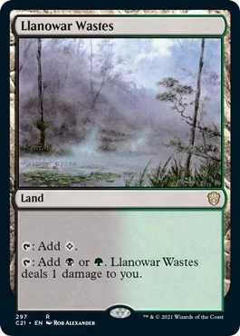 Llanowar Wastes [C21 - 297]
