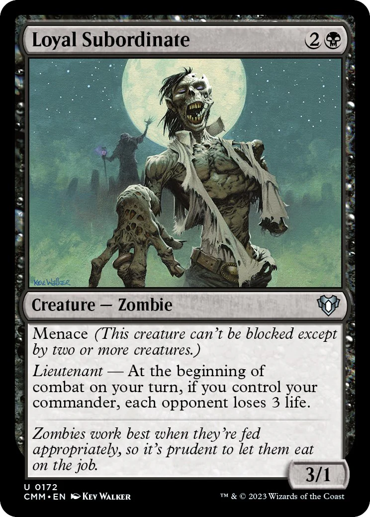 Loyal Subordinate [CMM - 172]