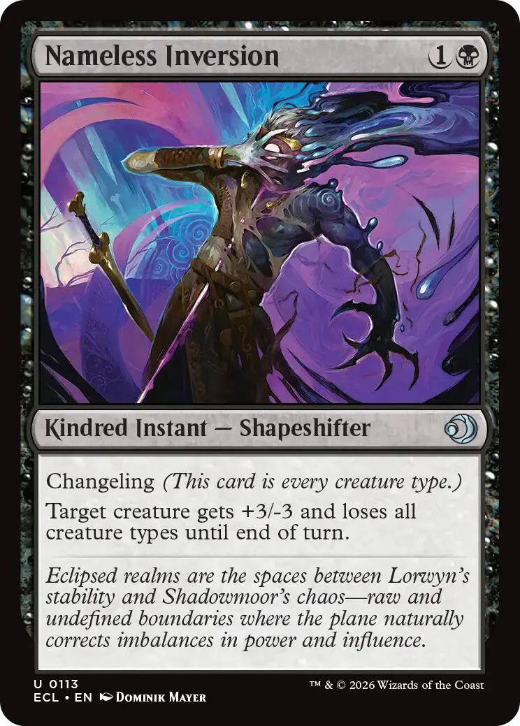 Nameless Inversion [ECL - 113]