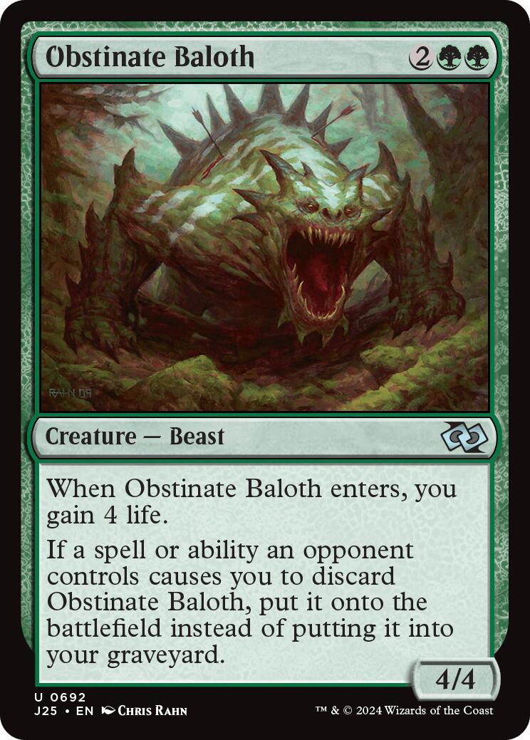 Obstinate Baloth [J25 - 692]