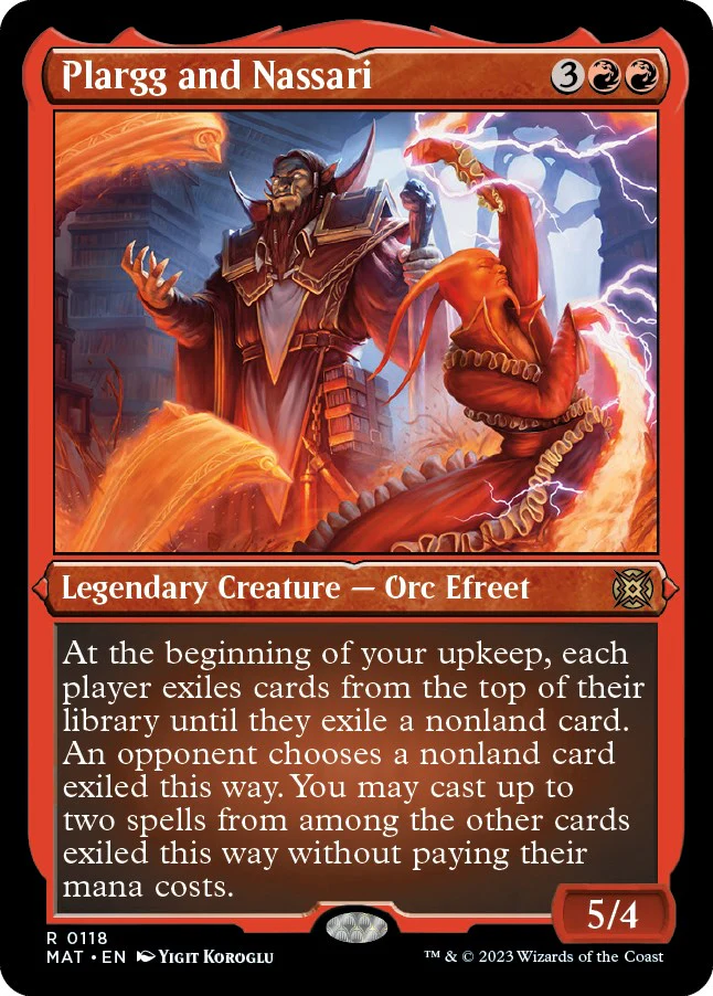 Plargg and Nassari (Foil Etched) [MAT - 118]