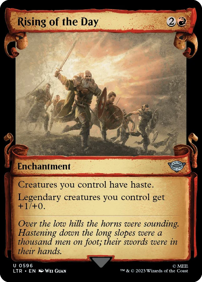 Rising of the Day (Showcase Scrolls) [LTR - 596]