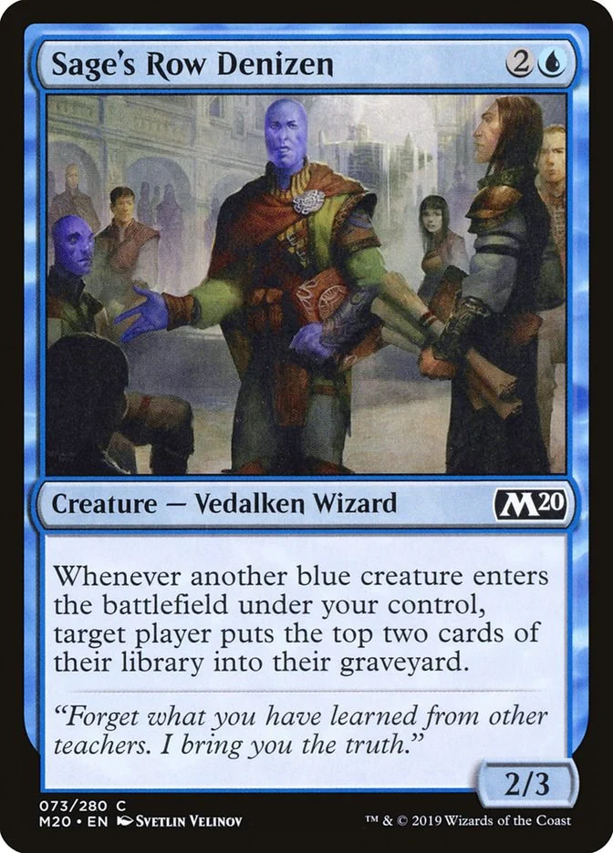 Sage's Row Denizen [M20 - 73]