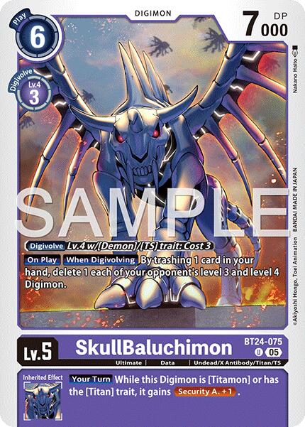 SkullBaluchimon [BT-24 - BT24-075 U]