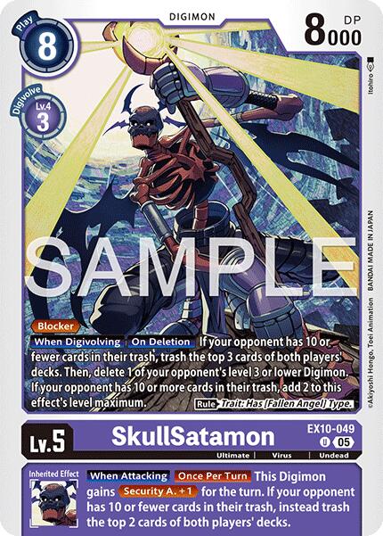 SkullSatamon [EX10 - EX10-049 U]