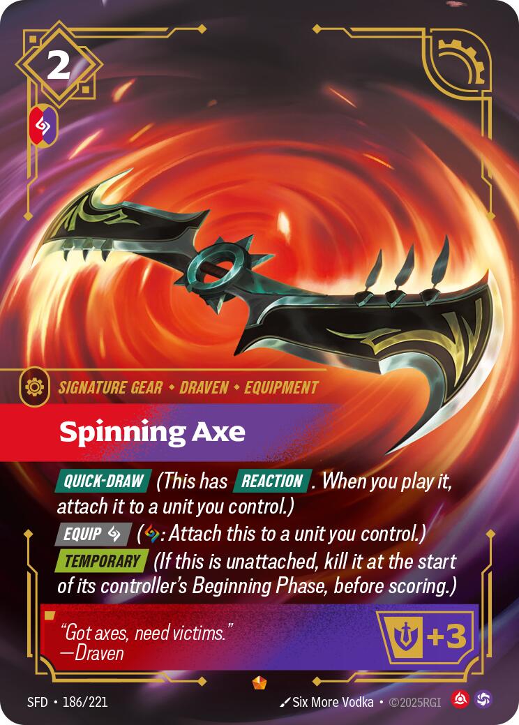 Spinning Axe [SPF - 186/221]